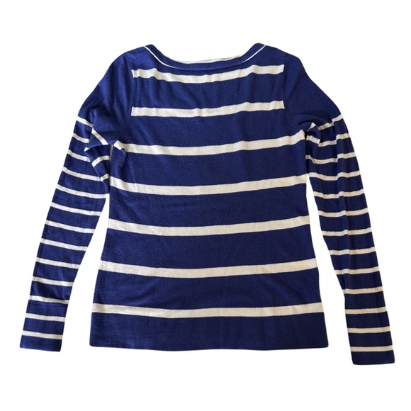 Loft Blue and White Sweater - Picture 5 of 6